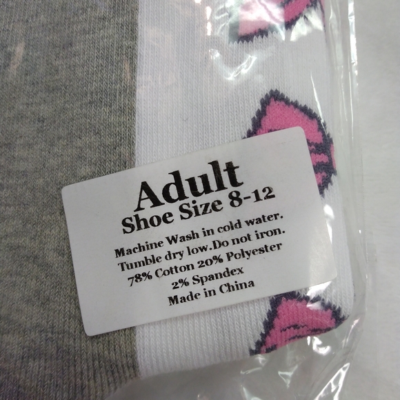 Southern girl prep, women's, just below knee socks. Size 8-13 NIP - Picture 3 of 5